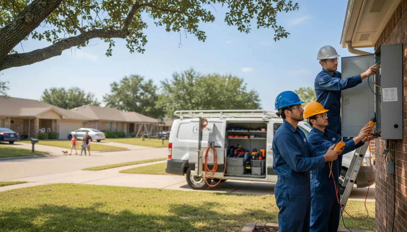 Certified electrician providing emergency electrical services in Economy, IN